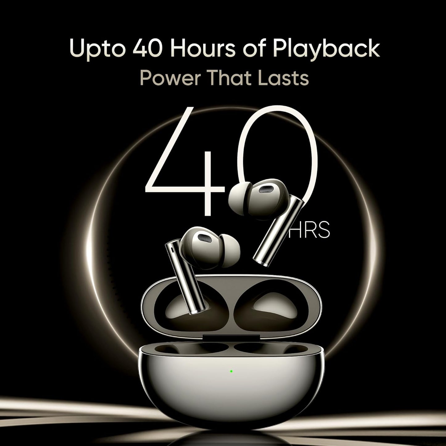 Maxx 34A in Ear Wireless Buds Air 6 Pro with Dual Drivers(11Mm+6Mmtweeter),40 Hrs Play Time